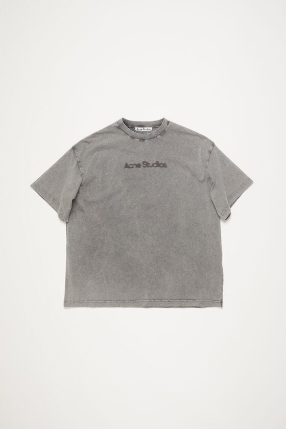 Acne Studios Verschwommenes Logo-T-Shirt - Entspannte Unisex-Passform Nur für heute
