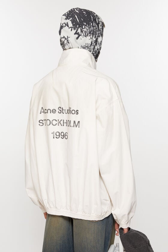 Acne Studios Jacke mit Reißverschluss und Logo Vierteljährliche Förderung