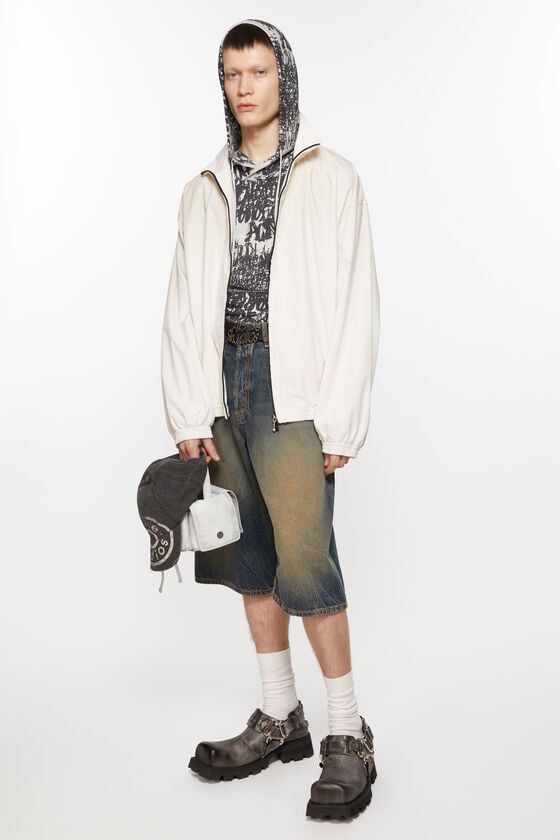 Acne Studios Jacke mit Reißverschluss und Logo Vierteljährliche Förderung
