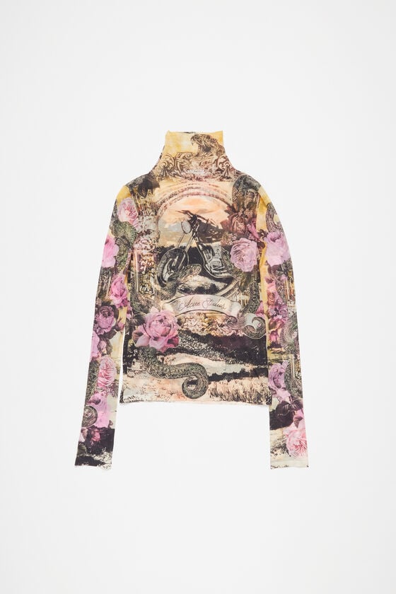 Acne Studios Bedrucktes T-Shirt Begrenzt auf 3 Tage