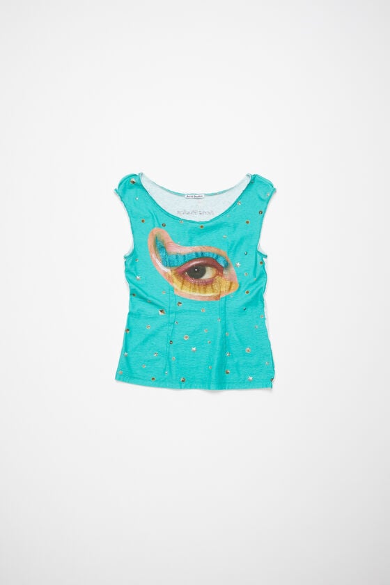 Acne Studios Bedrucktes Tanktop 50% Rabatt für begrenzte Zeit
