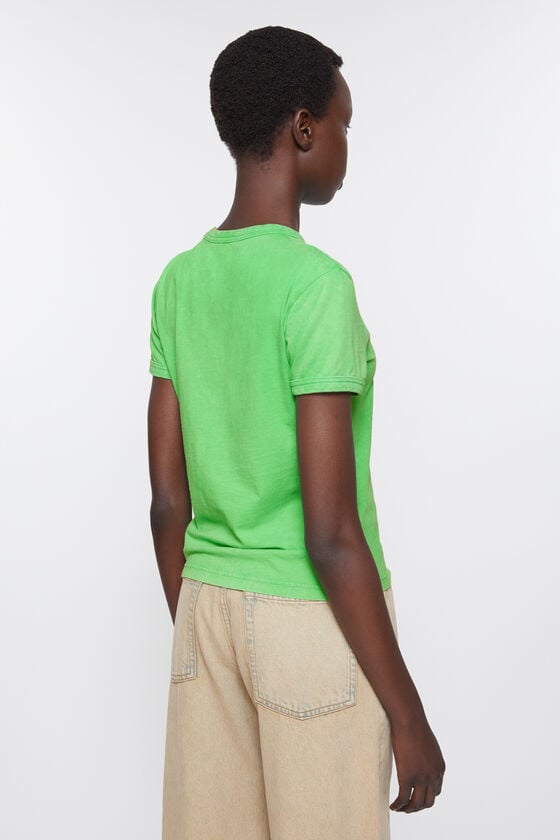 Acne Studios T-Shirt mit verschwommenem Logo – taillierte Unisex-Passform Angebote