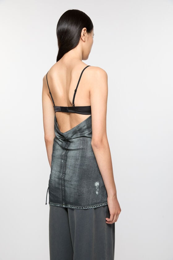 Acne Studios Trägertop mit Print Günstiger Verkauf