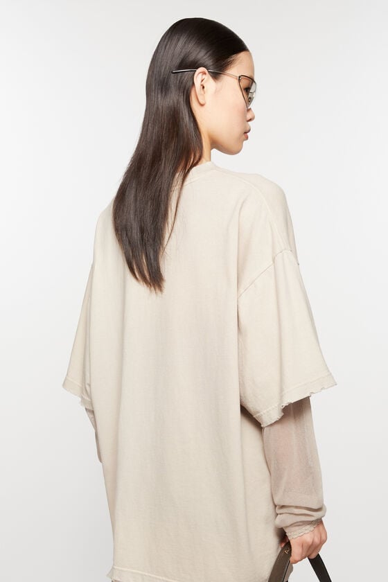 Acne Studios T-Shirt mit Siebdruck Kostenloser Versand