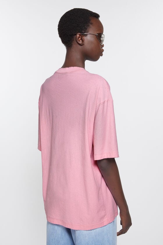 Acne Studios Logo-T-Shirt – lockere Passform Limitierter Zeitrabatt