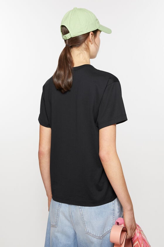 Acne Studios T-Shirt mit Rundhalsausschnitt - Normale Passform Unisex Exklusivangebot