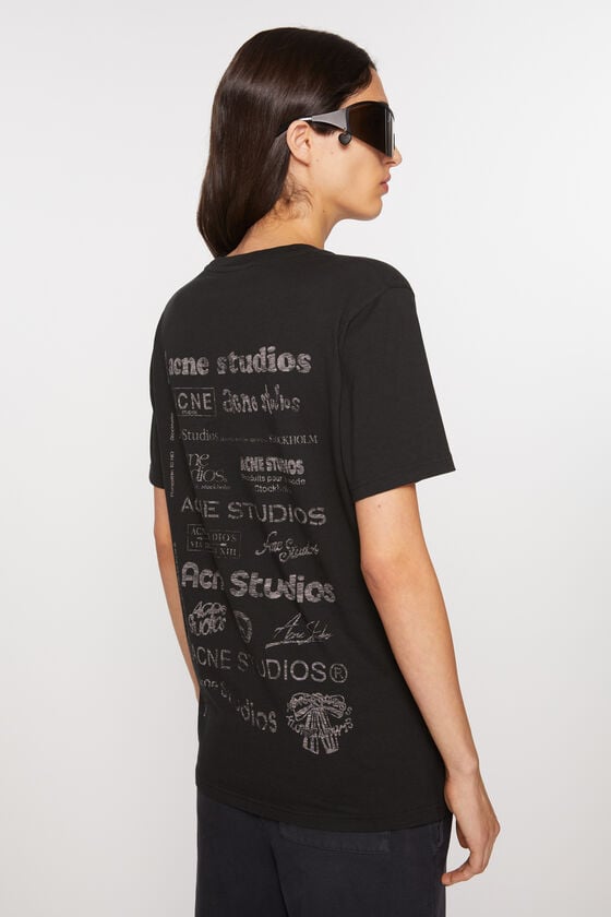 Acne Studios Logo-T-Shirt – lockere Passform Cyber Monday