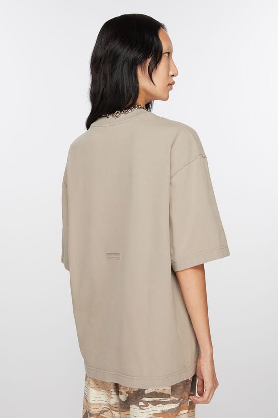 Acne Studios T-Shirt mit Rundhalsausschnitt in lockerer Passform Weihnachtsangebot