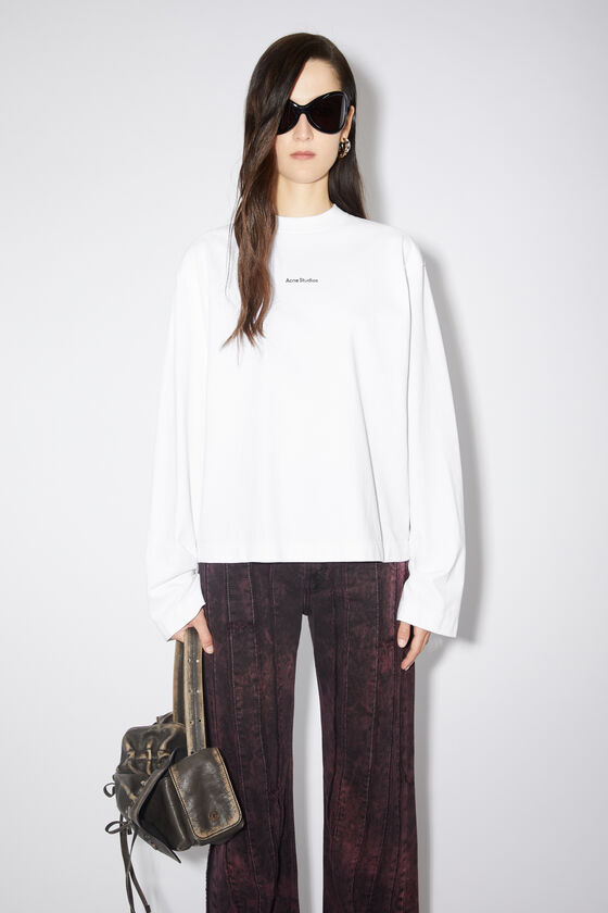 Acne Studios Langärmliges Logo-T-Shirt