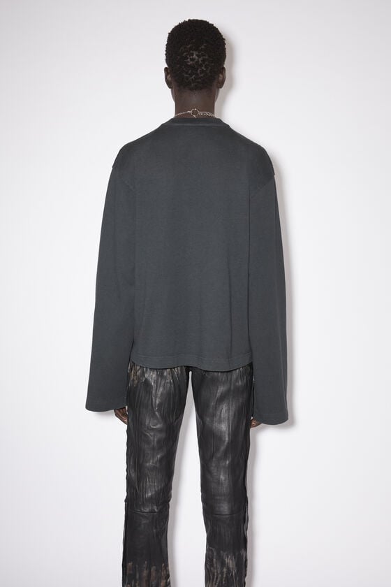 Acne Studios Langärmliges Logo-T-Shirt Valentinstagsangebot
