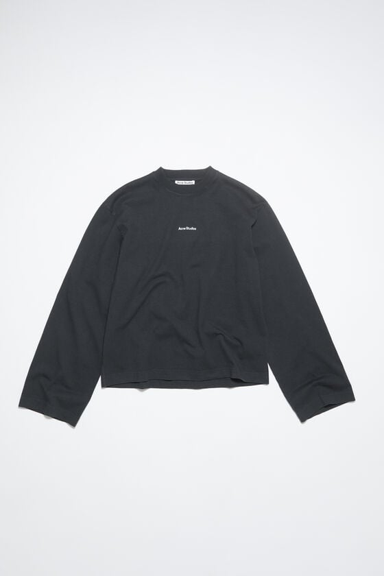 Acne Studios Langärmliges Logo-T-Shirt Valentinstagsangebot