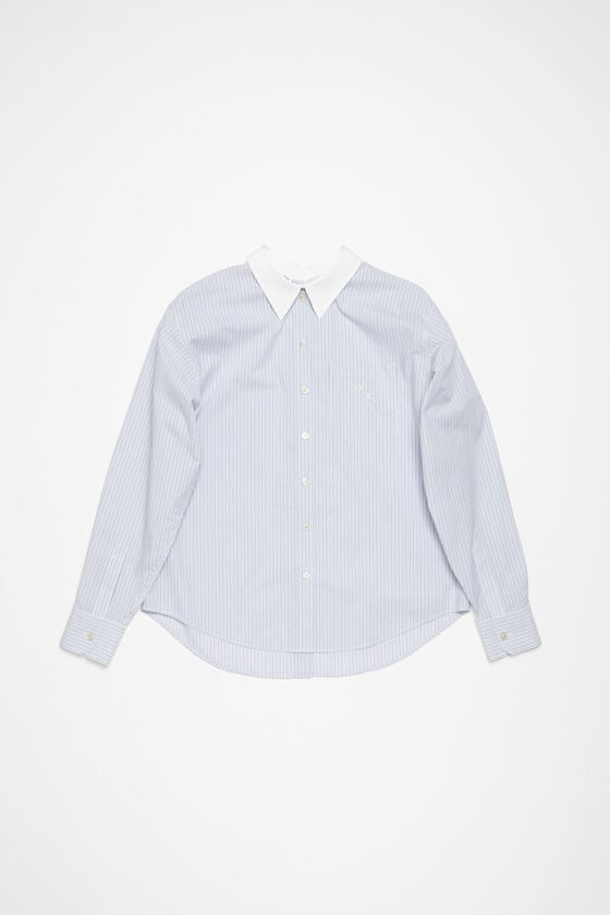 Acne Studios Gestreiftes Hemd mit Knopfleiste Online Outlet