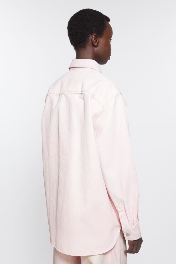 Acne Studios Jeanshemd mit Knopfleiste - Lockere Passform Exklusive Angebote