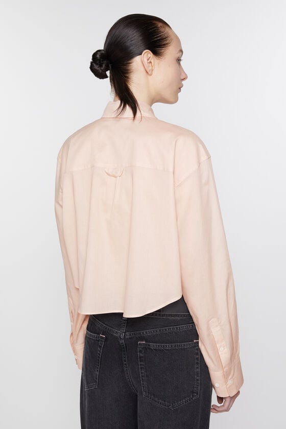 Acne Studios Shirt-Logo-Stickerei Blitzangebot
