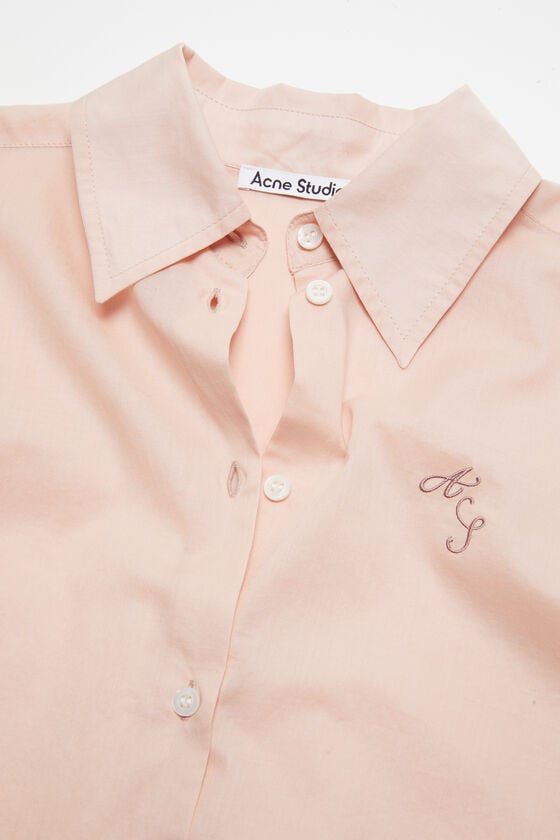 Acne Studios Shirt-Logo-Stickerei Blitzangebot