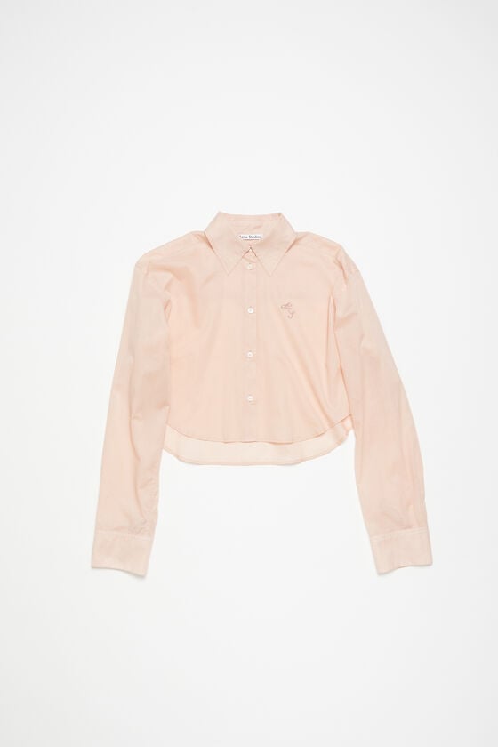 Acne Studios Shirt-Logo-Stickerei Blitzangebot