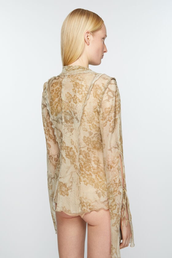 Acne Studios Bedruckte Bluse Große Rabatte