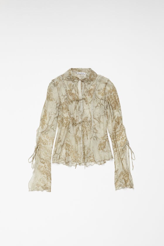 Acne Studios Bedruckte Bluse Große Rabatte