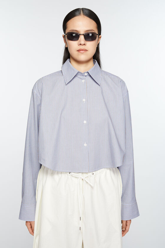 Acne Studios Jacquard-Hemd mit Nadelstreifen