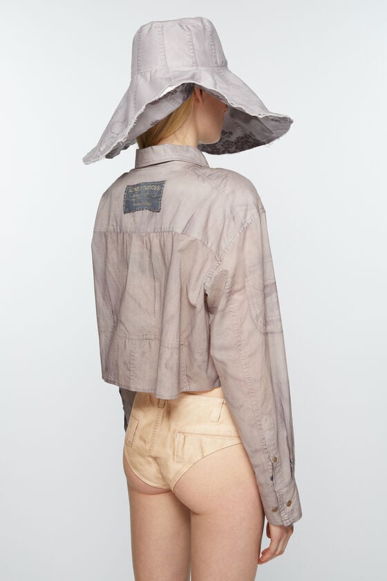 Acne Studios Bedrucktes Hemd mit Knopfleiste Saisonale Angebote
