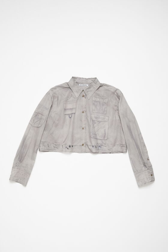 Acne Studios Bedrucktes Hemd mit Knopfleiste Saisonale Angebote