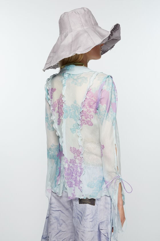 Acne Studios Bedruckte Bluse Räumungsverkauf