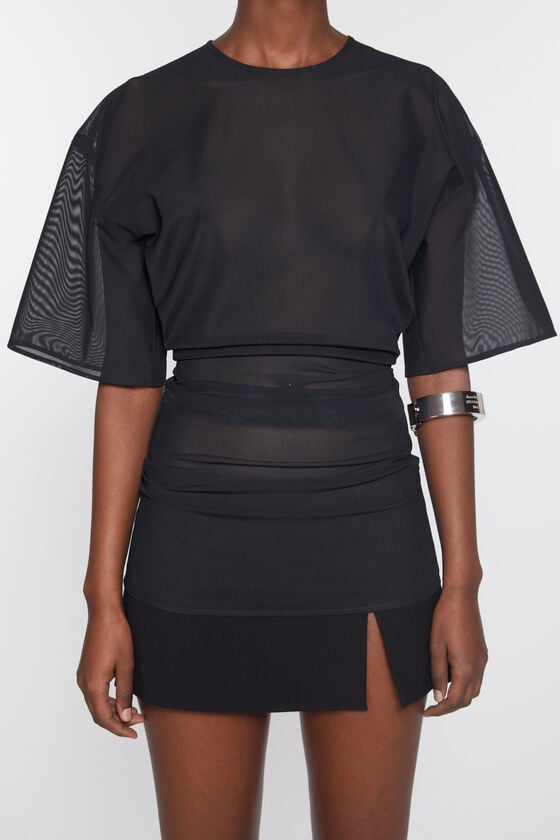Acne Studios Mesh t-shirt Laufsteg-Show Kauf eins, bekomm eins gratis