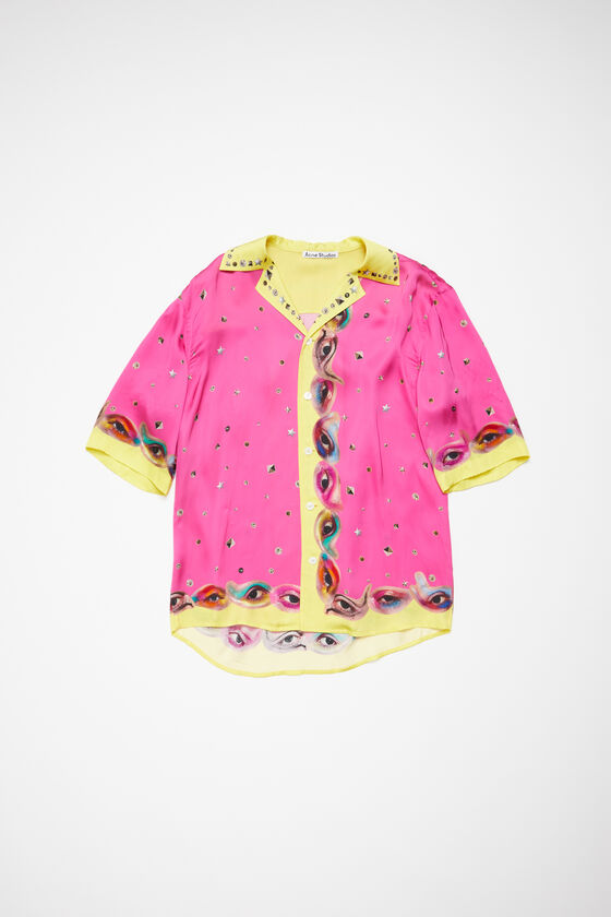 Acne Studios Bedrucktes Hemd mit Knopfleiste