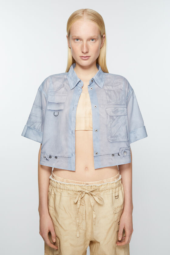 Acne Studios Bedrucktes Hemd mit Knopfleiste