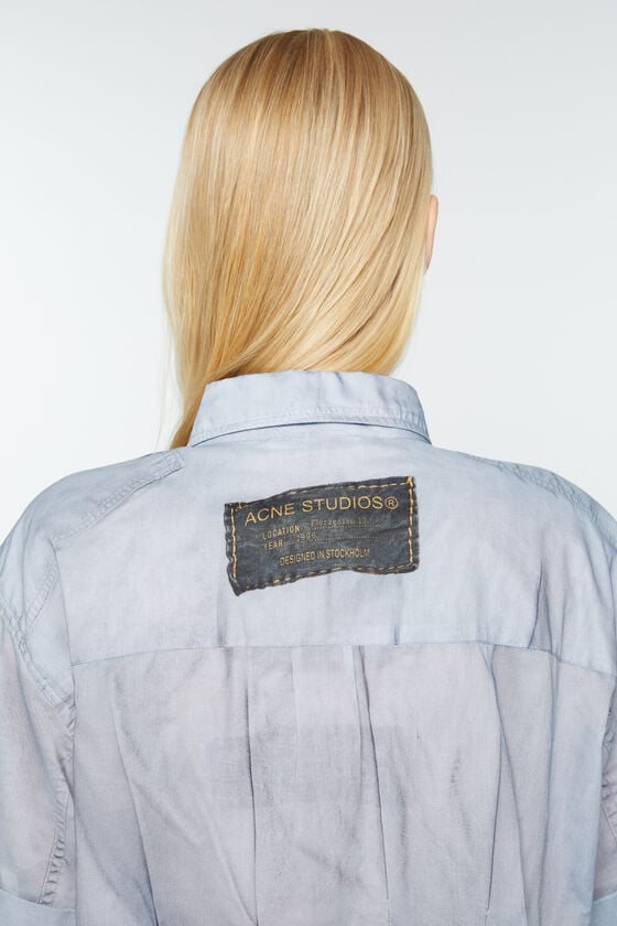 Acne Studios Bedrucktes Hemd mit Knopfleiste Sonderangebote