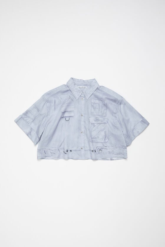 Acne Studios Bedrucktes Hemd mit Knopfleiste Sonderangebote