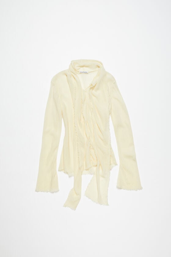 Acne Studios Bluse aus Crêpe mit Schal Riesige Ersparnisse