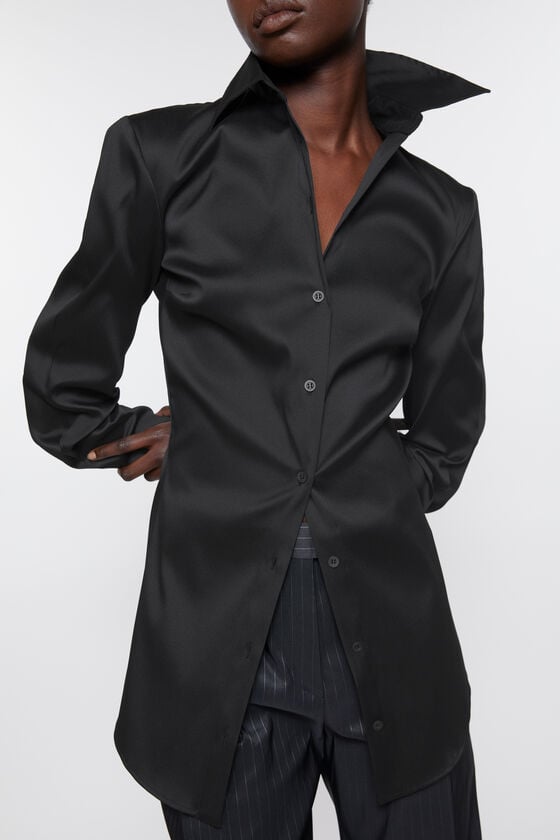 Acne Studios Asymmetric button-up shirt Laufsteg-Show Super Sparpreis