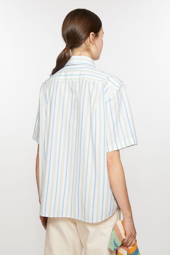 Acne Studios Gestreiftes Hemd mit Knopfleiste Unisex Begrenzte Freigabe