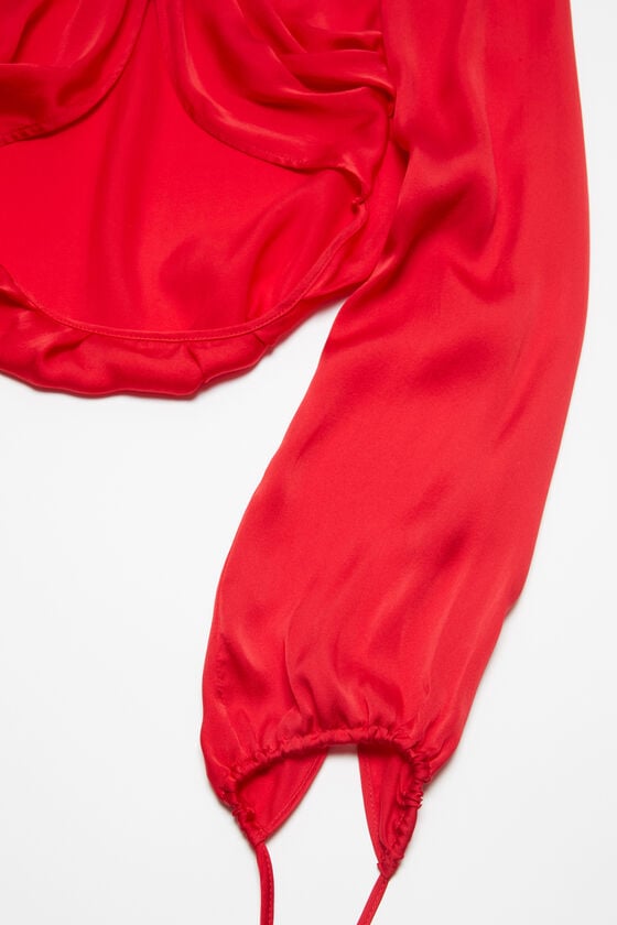 Acne Studios Fließende Seidenbluse Laufsteg-Show Letzte 2 Tage