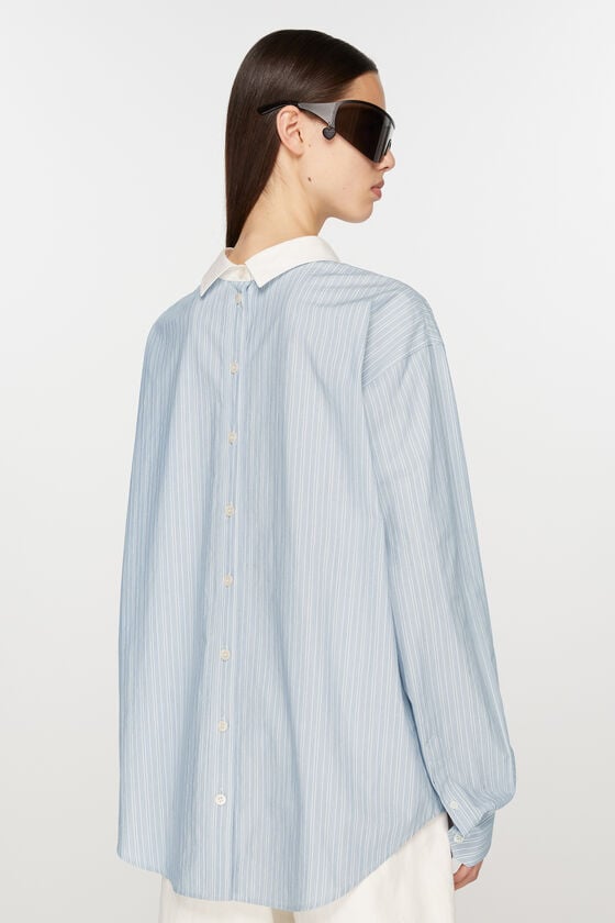 Acne Studios Gestreiftes Hemd Letzter Tag