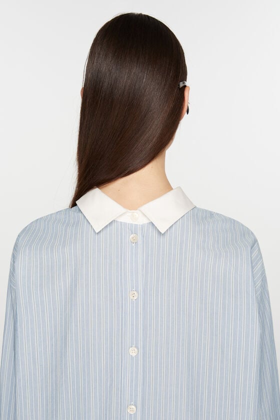 Acne Studios Gestreiftes Hemd Letzter Tag