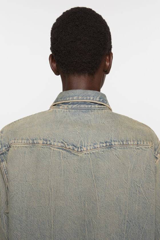 Acne Studios Jeanshemd in lockerer Passform Bis zu 50% Rabatt