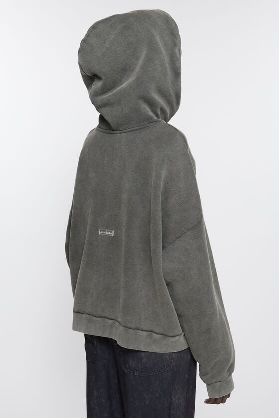 Acne Studios Sweatshirt mit Kapuze und Logoaufnäher Super Rabatt