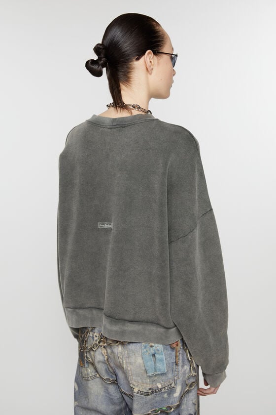 Acne Studios Pullover mit Logo-Patch Clearance-Verkauf