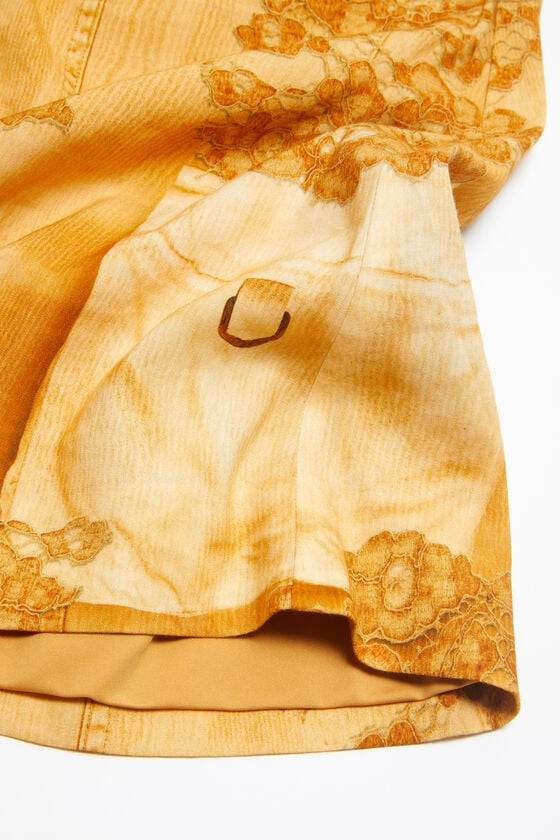 Acne Studios Trägerkleid mit Trompe-l'oeil-Print Online Shopping