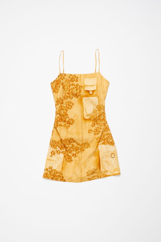 Acne Studios Trägerkleid mit Trompe-l'oeil-Print Online Shopping