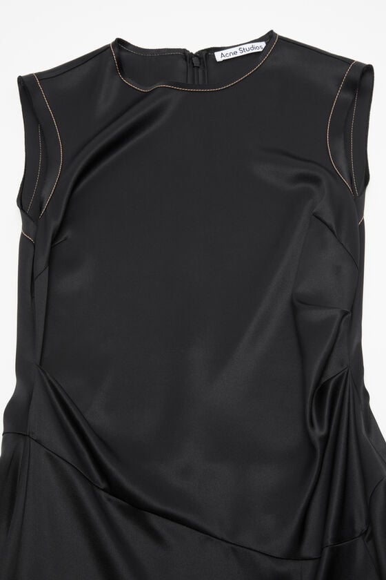 Acne Studios Ärmelloses Kleid aus Satin Black Friday