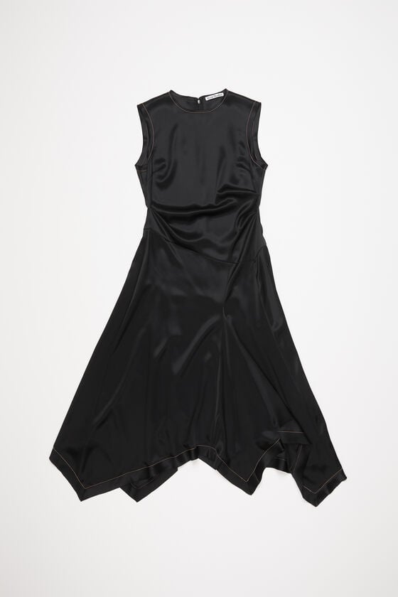 Acne Studios Ärmelloses Kleid aus Satin Black Friday