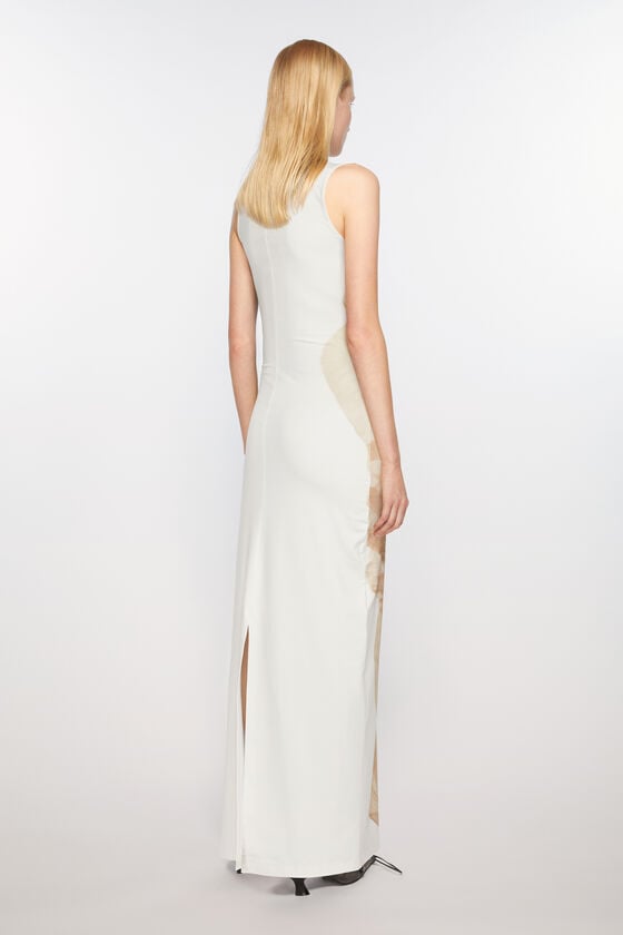 Acne Studios Bedrucktes langes Kleid Laufsteg-Show Valentinstagsangebot