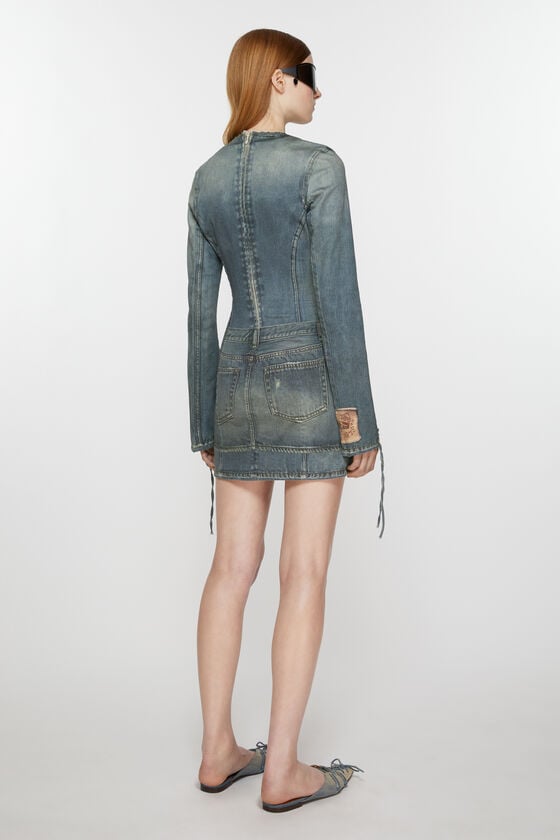 Acne Studios Bedrucktes Kleid Neueste Mode