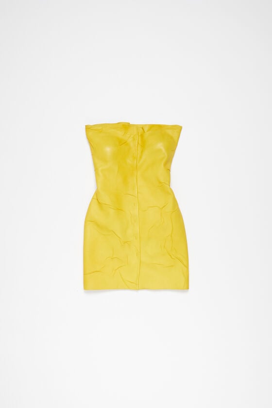 Acne Studios Bustierkleid aus Leder Laufsteg-Show Räumungsverkauf
