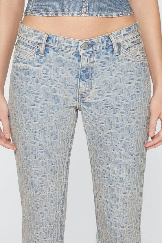 Acne Studios Slim-Fit-Jeans – 2005-Monogramm Clearance-Verkauf
