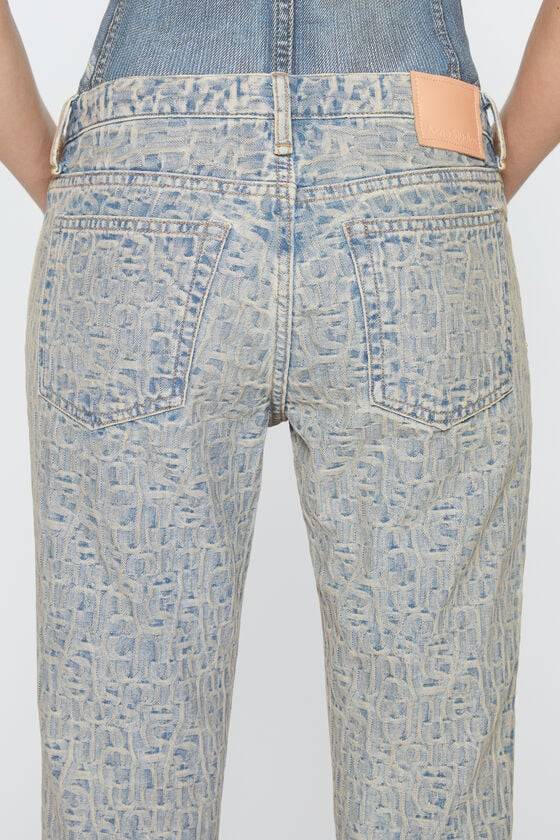 Acne Studios Slim-Fit-Jeans – 2005-Monogramm Clearance-Verkauf
