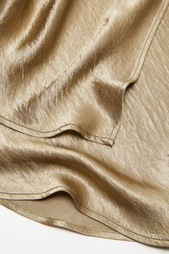 Acne Studios Wickelrock aus Satin Fabrik Onlineshop